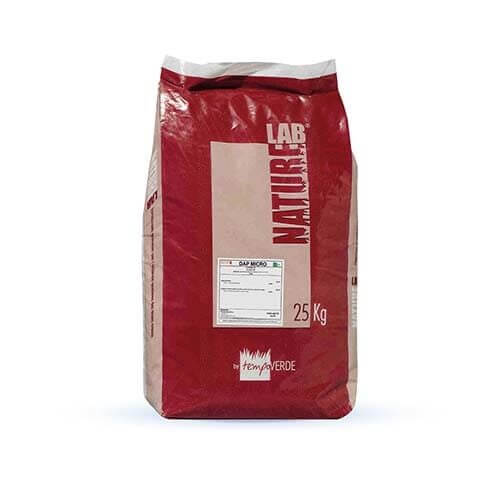 NatureLab Dap Micro 18.46.0 è particolarmente indicato per le concimazioni di semina, trasemina e per le fertilizzazioni in occasione di carotature e/o bucature sia primaverili che autunnali.