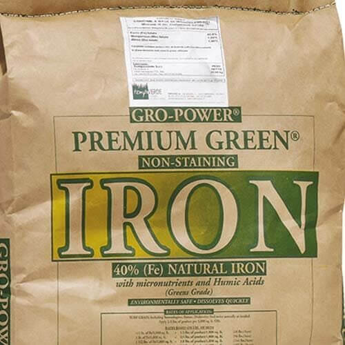 GroPower Premium Green Iron è un prodotto ad altissima concentrazione in Ferro (40%)