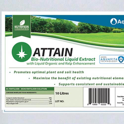 Aquatrols Attain è appositamente studiato per la manutenzione professionale del tappeto erboso