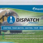 Aquatrols Dispatch Sprayable abbassa la tensione superficiale dell’acqua, favorendone la penetrazione.