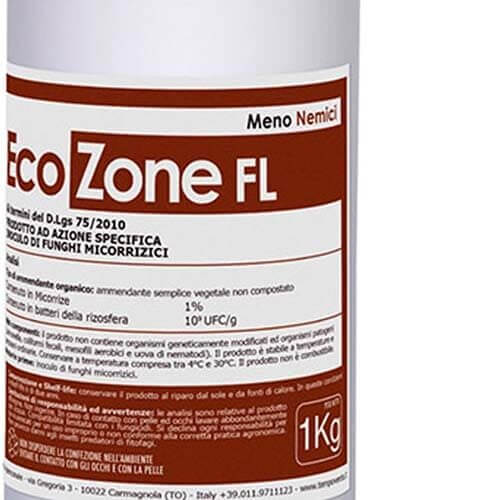 EcoZone FL è un prodotto in formulazione liquida che trova applicazione sugli apparati radicali di piante stressate