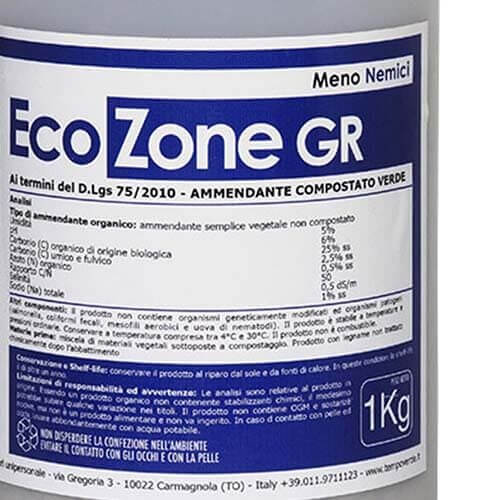 EcoZone GR è un prodotto in formulazione granulare che trova applicazione sugli apparati radicali di piante stressate