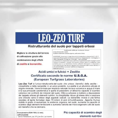 Tempoverde Leo-Zeo Turf apporta benefici sia al terreno che al tappeto erboso.